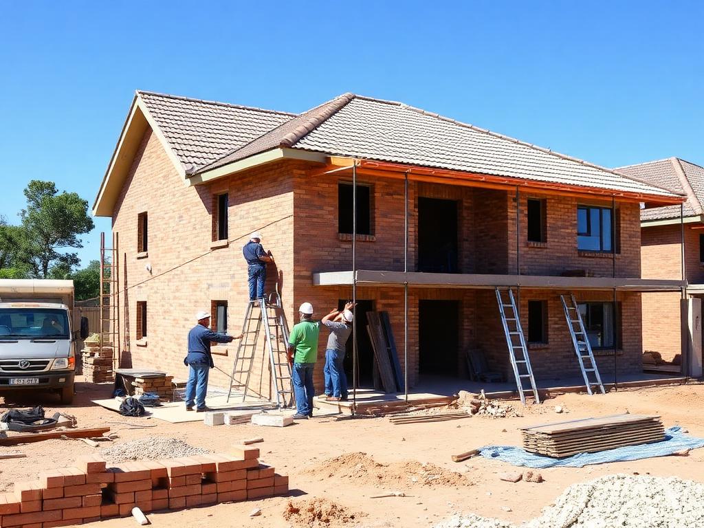 Mamello Projects construction site in the Vaal Triangle